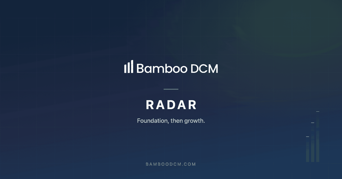Radar | Bamboo DCM
